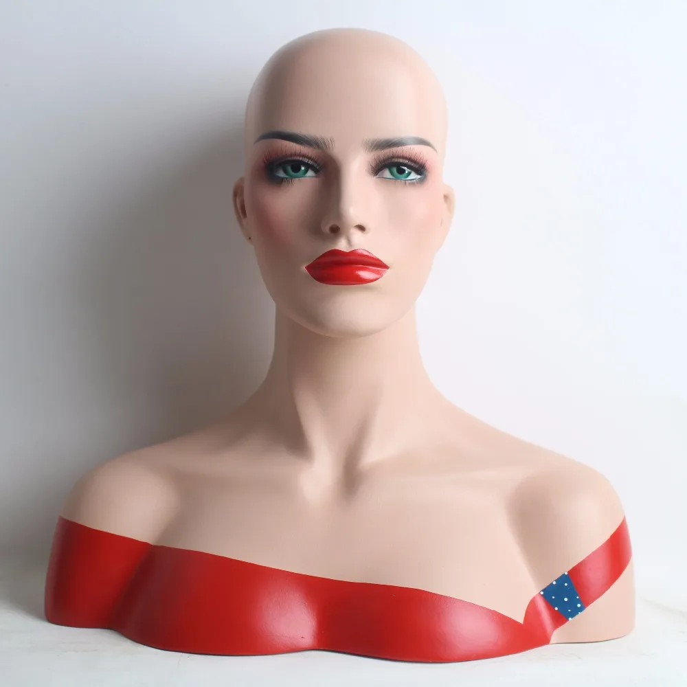 Реалистичная красная ручная роспись ткань женский манекен из Стекловолокна