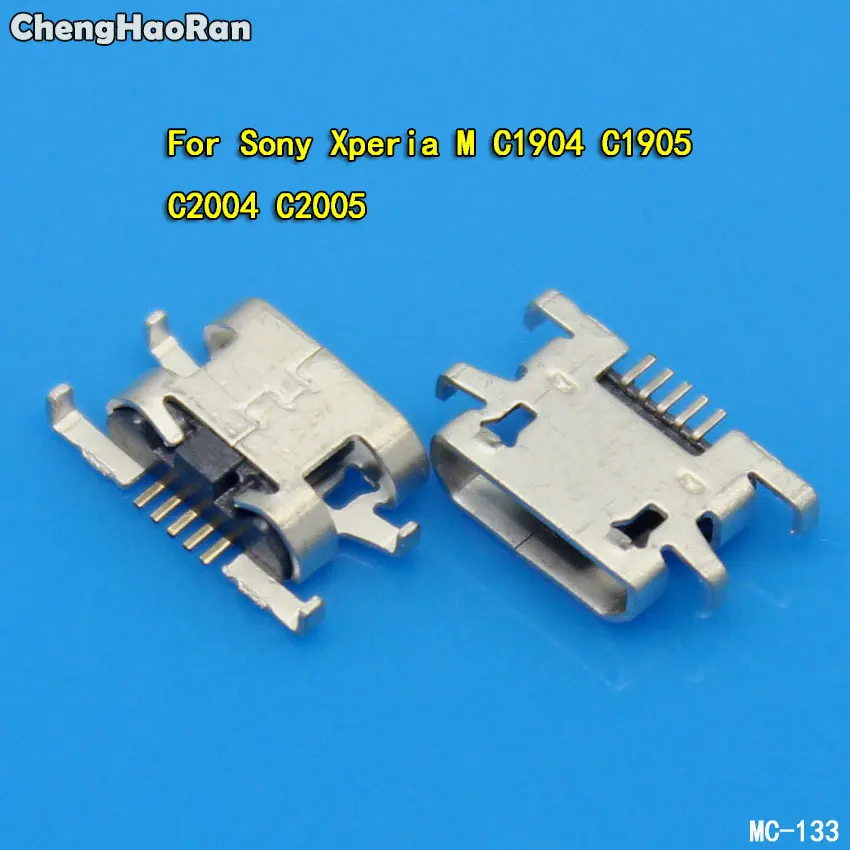 ChengHaoRan 10 шт. Micro USB разъем Гнездовой 5 контактный для зарядки Sony Xperia M C1904 C1905 C2004