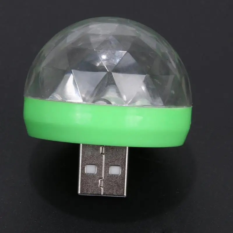 Портативный мини USB светодиодный диско-шар Вечерние огни домашние вечерние лампы светодиодный Рождественский Декор проектор вращающееся зеркало диско-шар