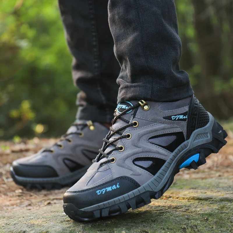 Большие размеры сезон весна зима походная обувь ботинки для альпинизма мужские