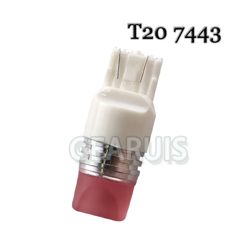100 шт. стробоскопическая вспышка W21/5 Вт T20 7443 7440 T25 3156 3157 3D 9 SMD 2835 светодиодная лампа