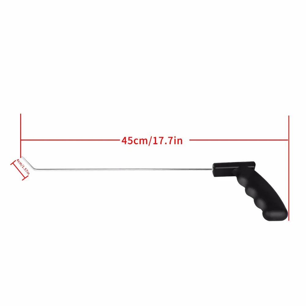 comprar PDR Paintless Reparação Dent Ferramenta Crowbar Hastes De Ganchos Para O Carro Reparação Abertura Kit Ferramenta De Remoção De Dente Para Uso Profissional