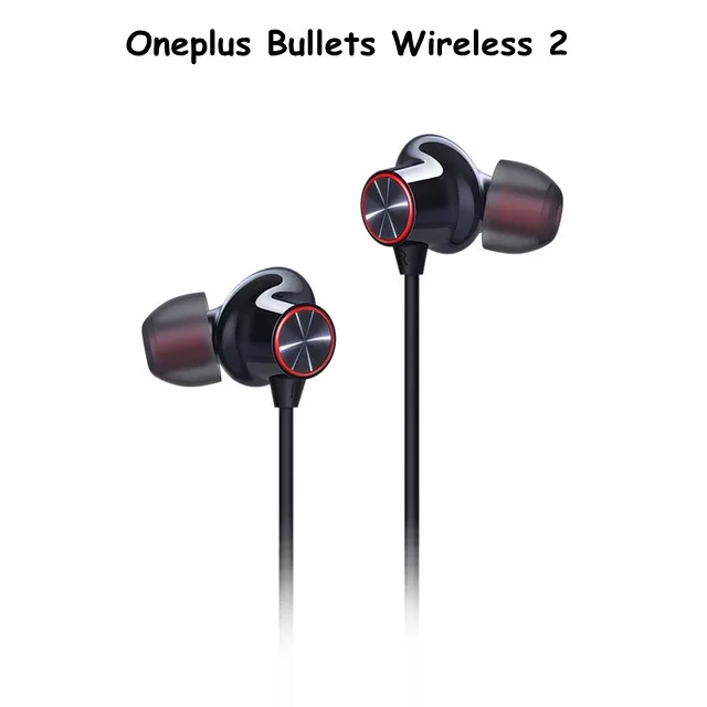 Black Оригинальные беспроводные наушники OnePlus Bullets 2, гибридные наушники AptX с магнитным управлением, зеленый помощник, быстрая зарядка для Oneplus 7 Pro 7 6T - Цвет: Black