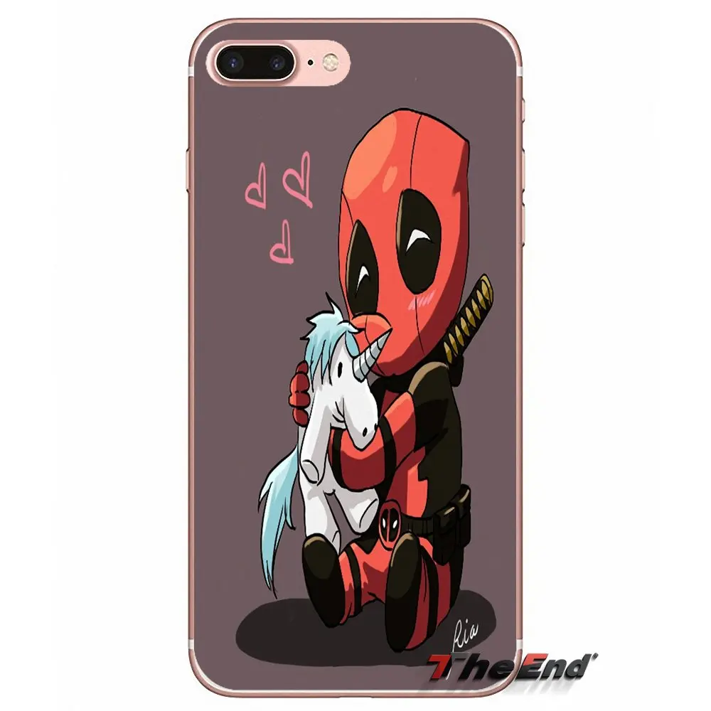 Чехол для телефона chibi dead pool Anime Deadpool Huawei G7 G8 Ascend P7 P8 P9 Lite Honor 4C 5X 5C 6X Mate 7 8 9 Y3 Y5 II Pro|case
