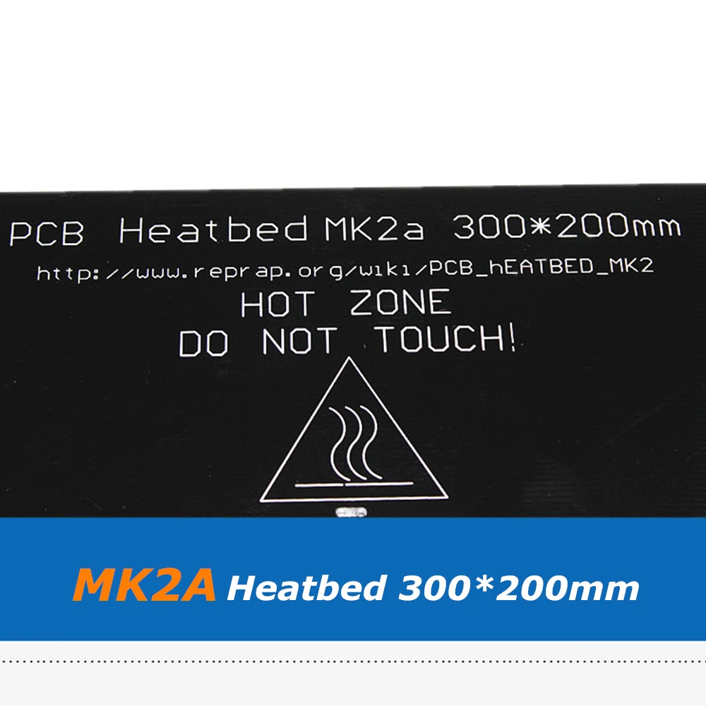 Алюминиевая Тепловая плита RepRap MK2A PCB 300*200 мм для 3D принтера Prusa & Mendel|aluminium heatbed|3d