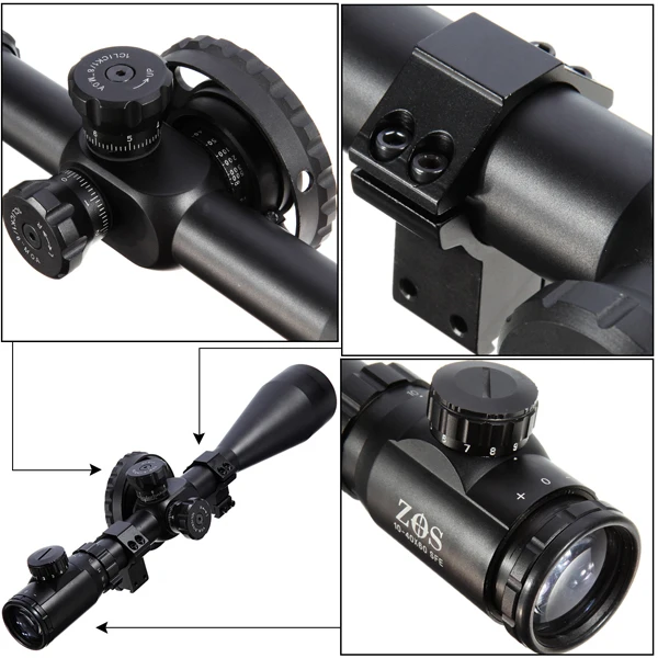 ZOS 10 40x60 SFE IR SWAT Экстремальный тактический прицел водонепроницаемый|scope scope|scope