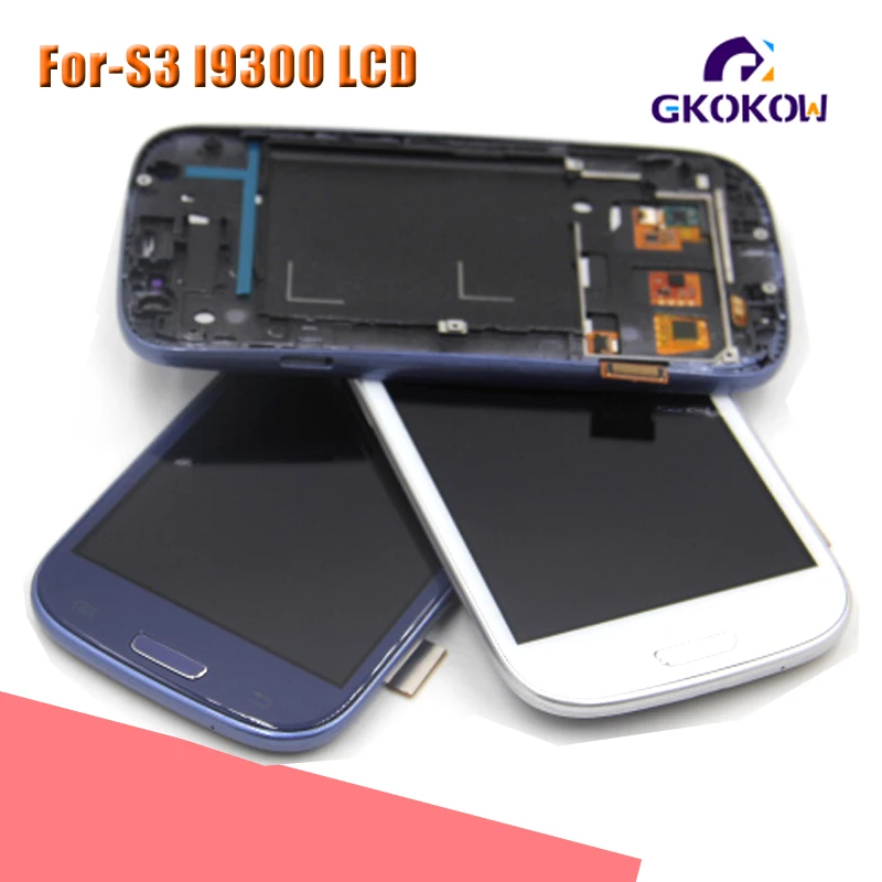 ЖК дисплей для SAMSUNG Galaxy S3 дигитайзер сборка замена мобильного телефона LCDS