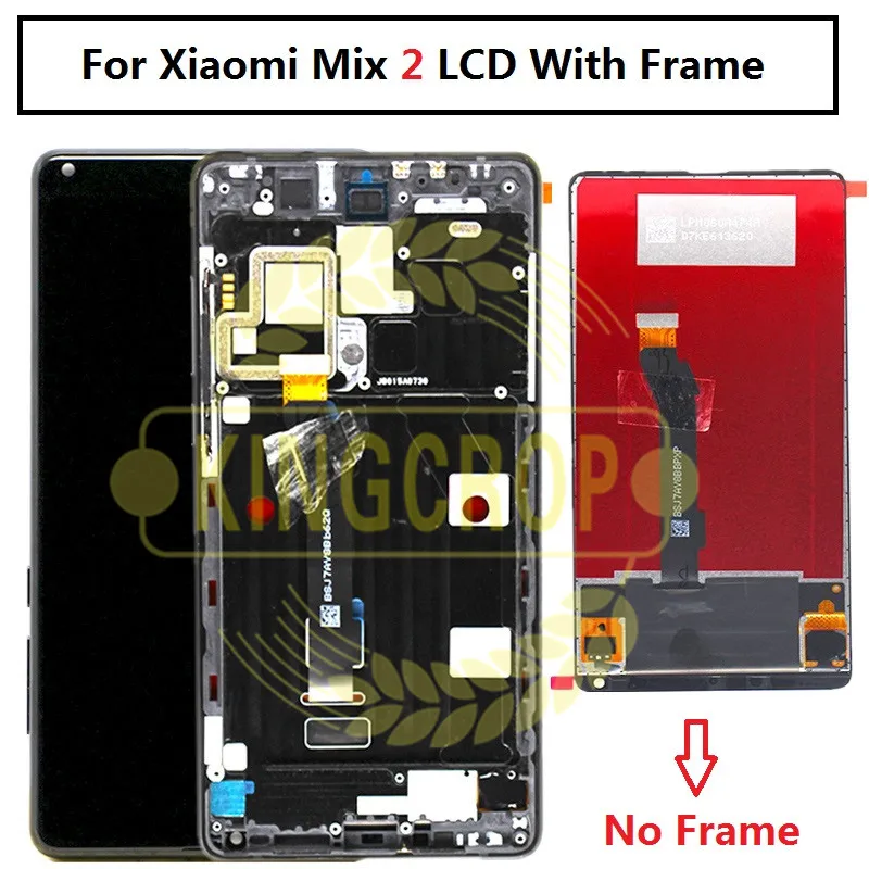 For Xiaomi Mix 2S Mix2S LCD with frame Display Touch Screen Digitizer Assembly Mi MIX 2 | Мобильные телефоны и аксессуары