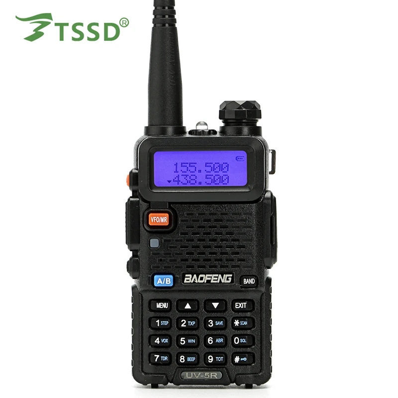 

BAOFENG New Dual Band UV-5R Amateur Handheld Two Way Radio UHF/VHF 128 Channels FM Ham Transceiver Free Earpiece