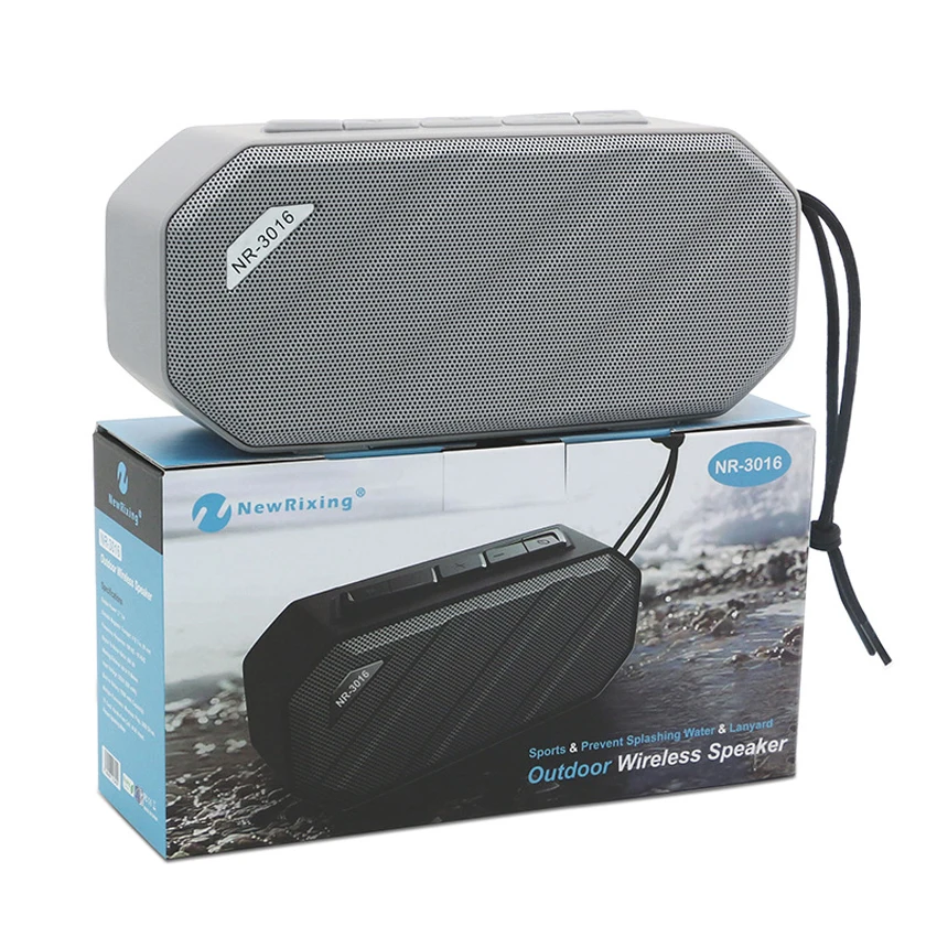 2018 новый водонепроницаемый динамик радио FM Bluetooth беспроводной сабвуфер Открытый