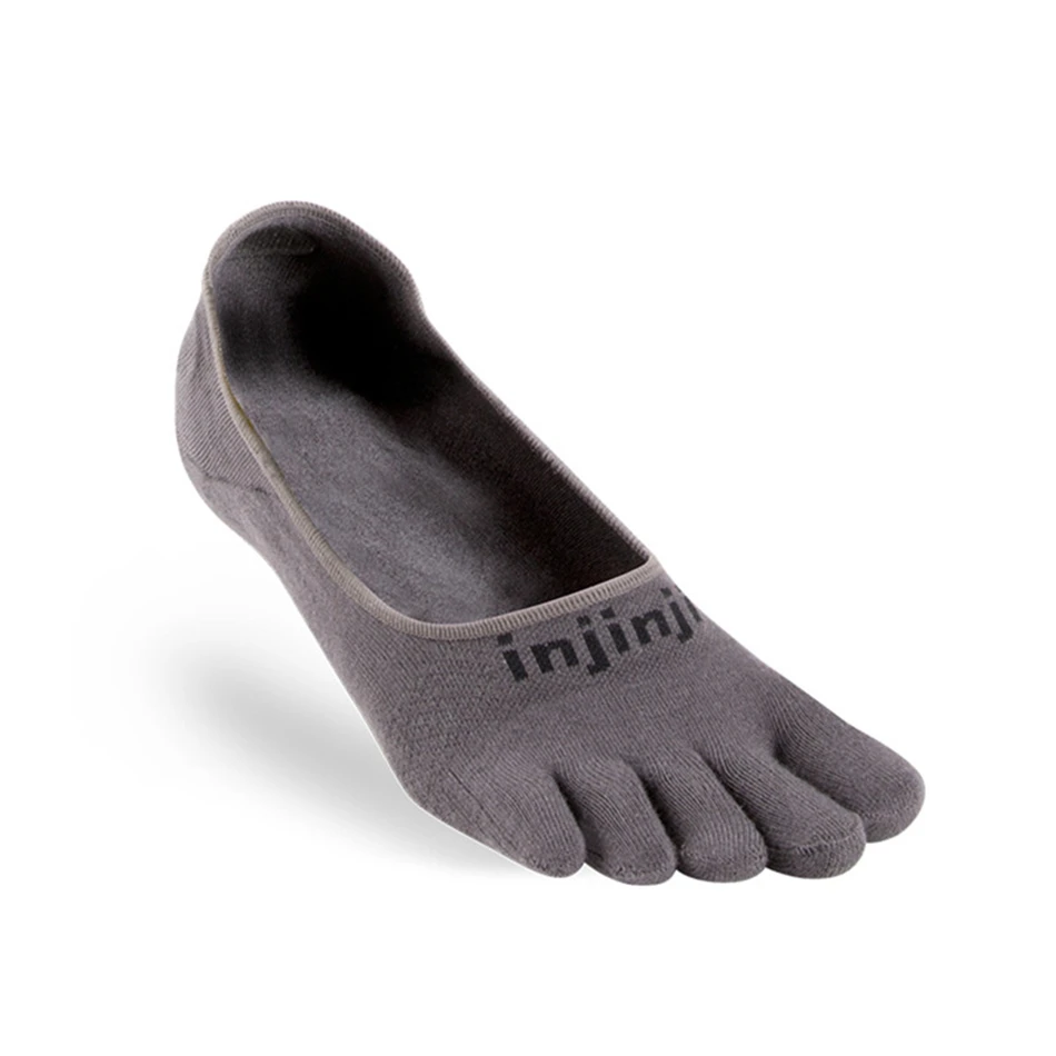 INJINJI, кроссовки с пятью пальцами, скрытые носки, тонкие, невидимые, лодка, COOLMAX, Нескользящие, дышащие, для мужчин, женщин, повседневные, для йоги, молодежи