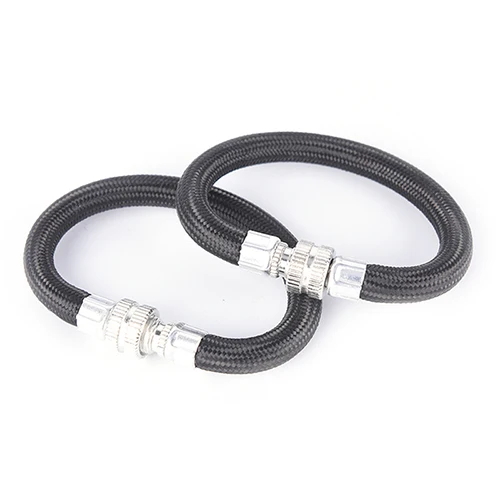 2PCS Bicycle Pump Extension Hose Inflator Tube Pipe Cord Cycling Pumping Service Parts Longer Use150Psi Schrader A/V Valve | Спорт и