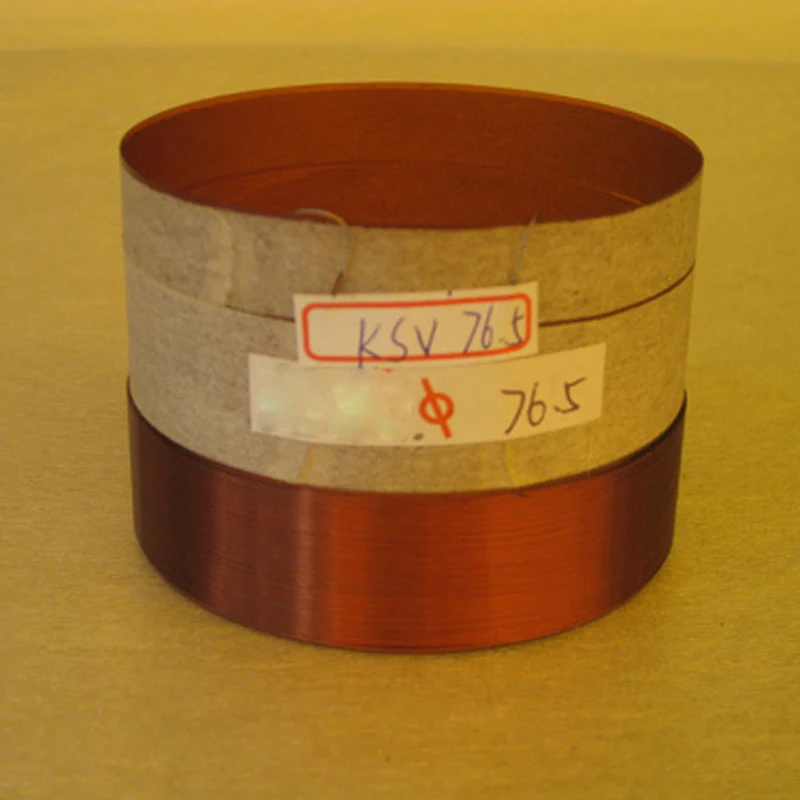 2 шт. 76 5 мм ядер 8 Ом басовая звуковая катушка KSV Kapton низкочастотный динамик со