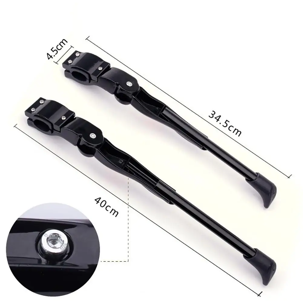 

Adjustable Bike Kickstand Aluminum Alloy Bicycle Side Kickstand For Road Mountain Bike Exquisite Workmanship Safety