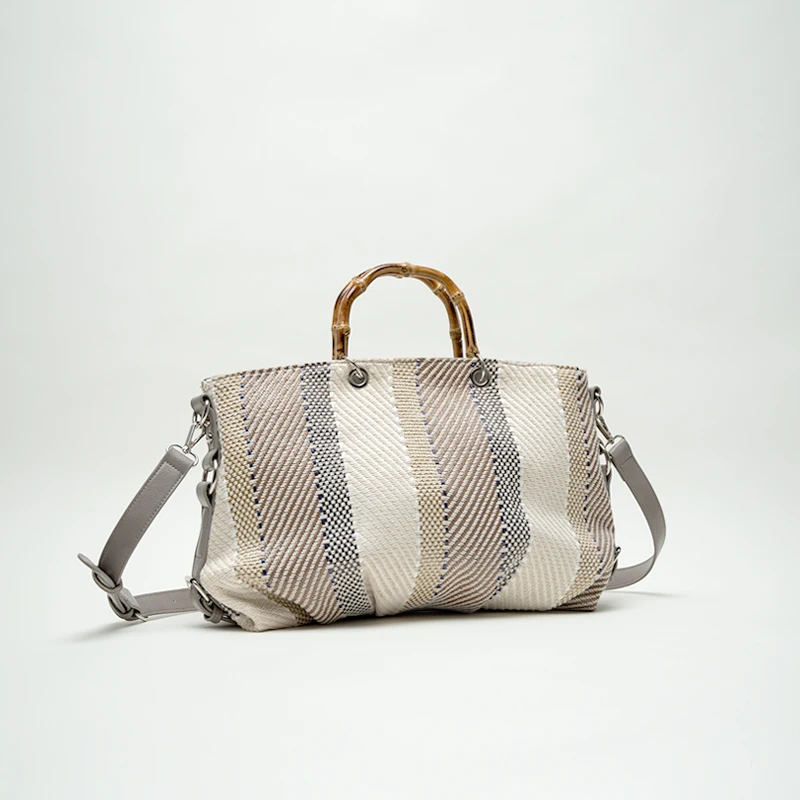 Новый Для женщин сумки клатчи Bamboo ведро с ручкой Лоскутная Crossbody сумка