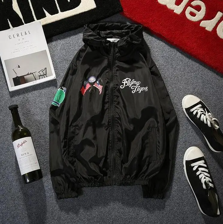 Куртка JIN JUE LES flying tigers anorak для мужчин и женщин hody ветровка veste уличная куртка