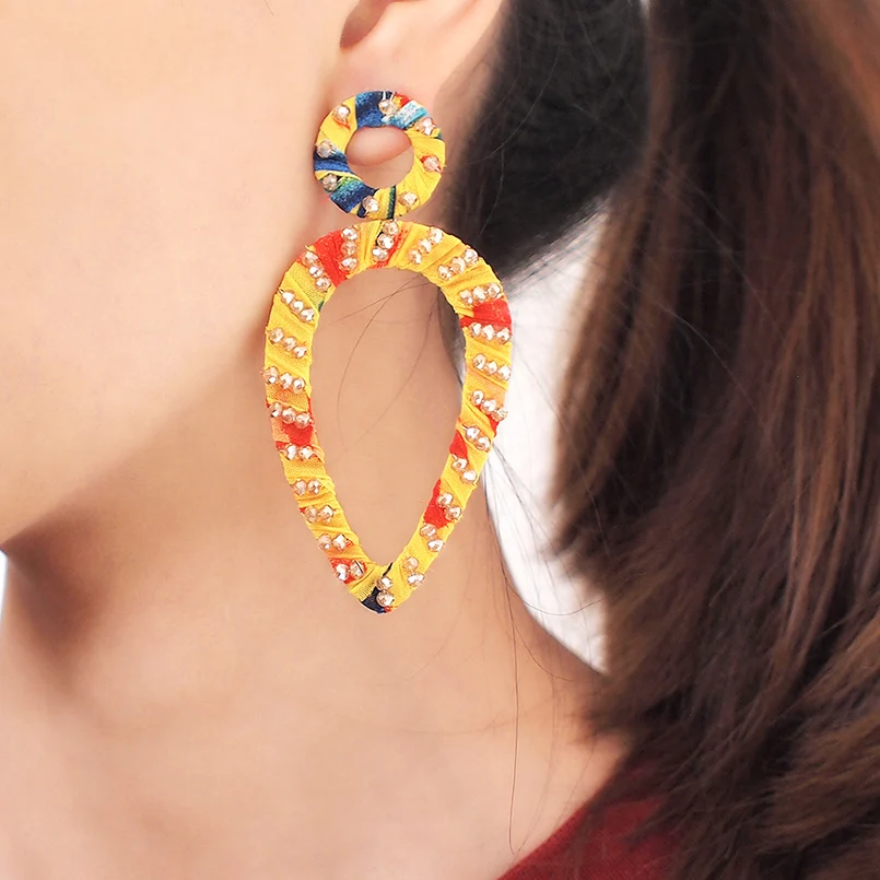 Модные висячие серьги MANILAI для женщин очаровательные серьги-подвески с