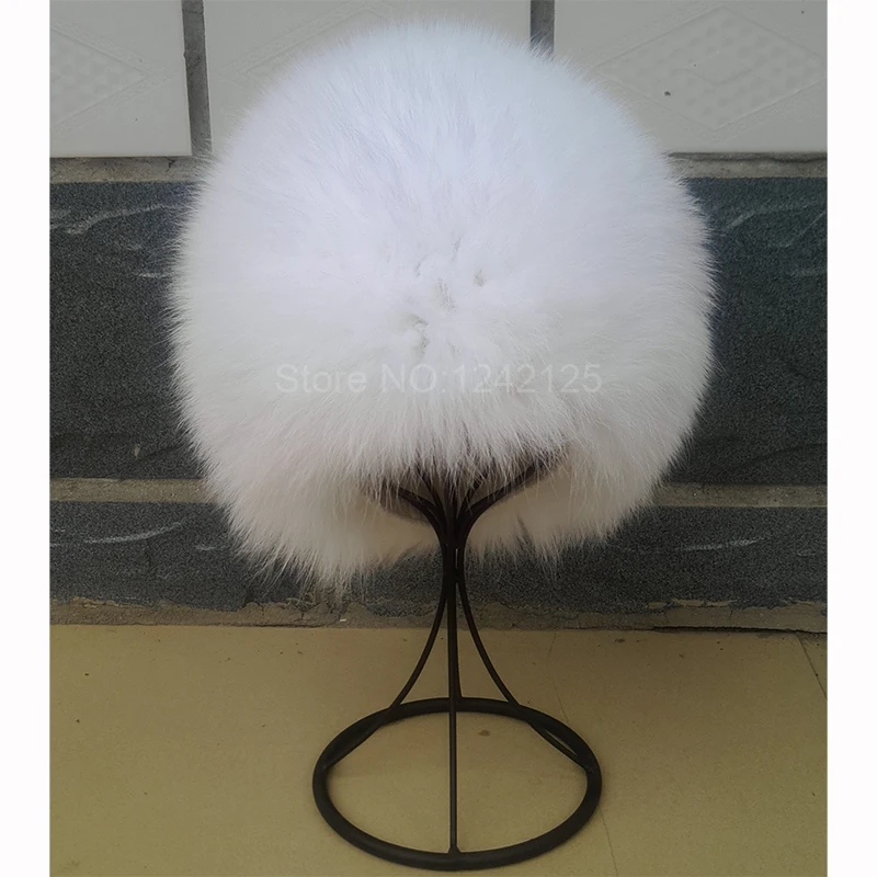 Новая зимняя меховая шапка для русской леди теплые вязаные шляпы с настоящим