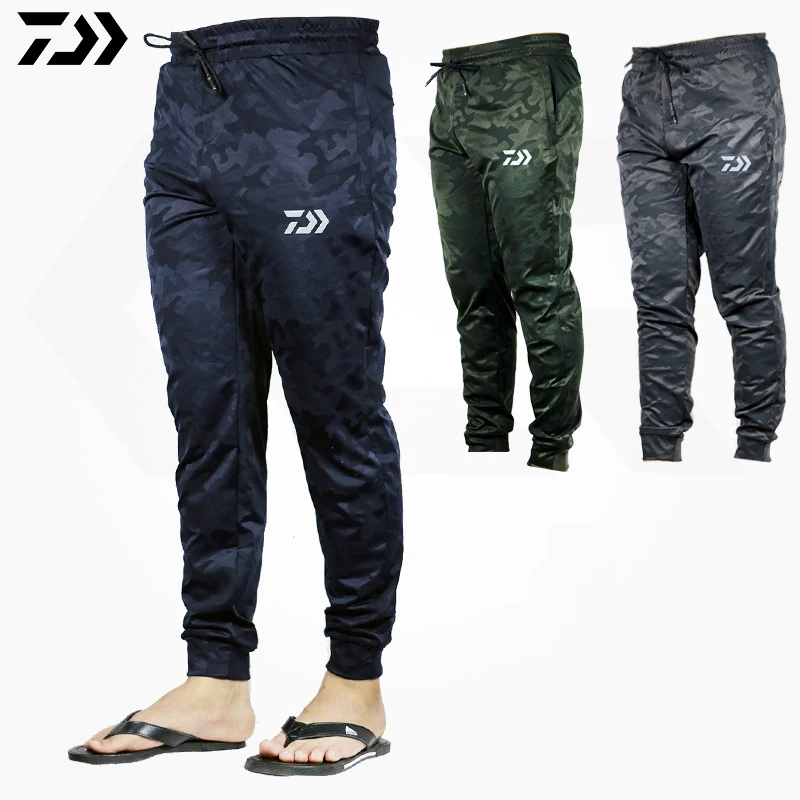 

DAIWA DAWA Men Outdoor Sports Pants Camouflage Fishing Pants Anti-static Anti-UV Quick Drying Windproof Breathable Pants