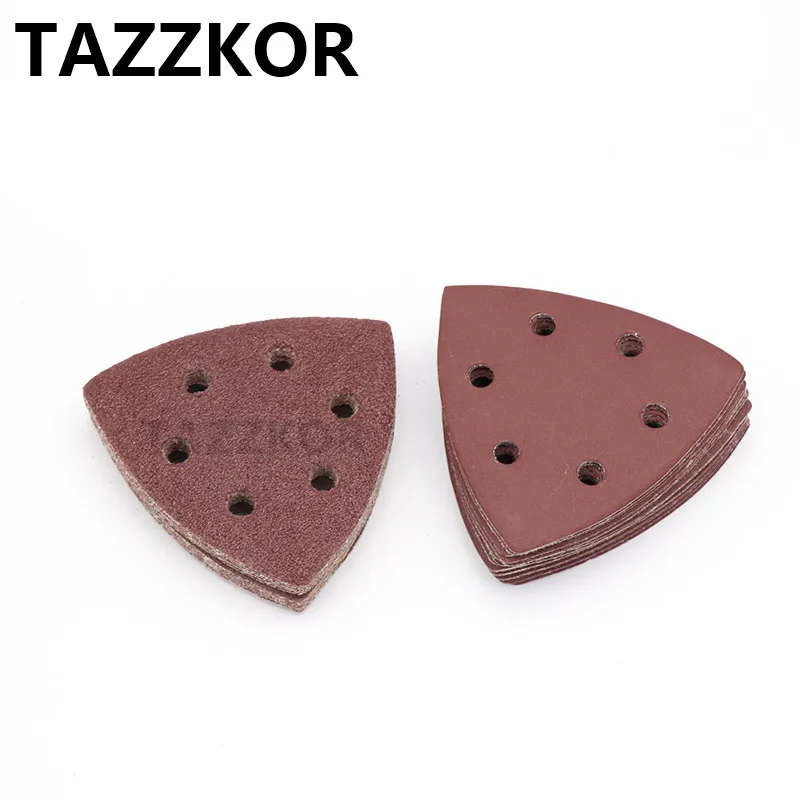 

Triangle Sandpaper Grit Self-adhesive Sand Paper Sanding Disc Abrasive Stone Glass Grinding For Wooding Polish Tool 90x90 10pcs
