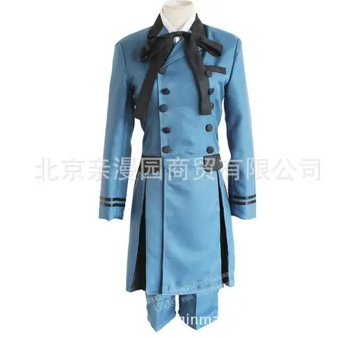 Бесплатная доставка Сиэль косплей одежда голубого цвета с бесплатной доставкой