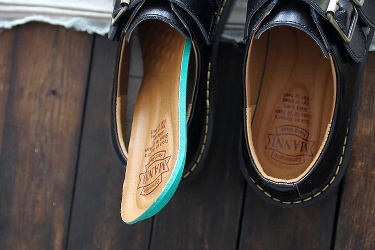 2019 британский стиль ретро маленькие туфли женские мартинсы с низкой пряжкой