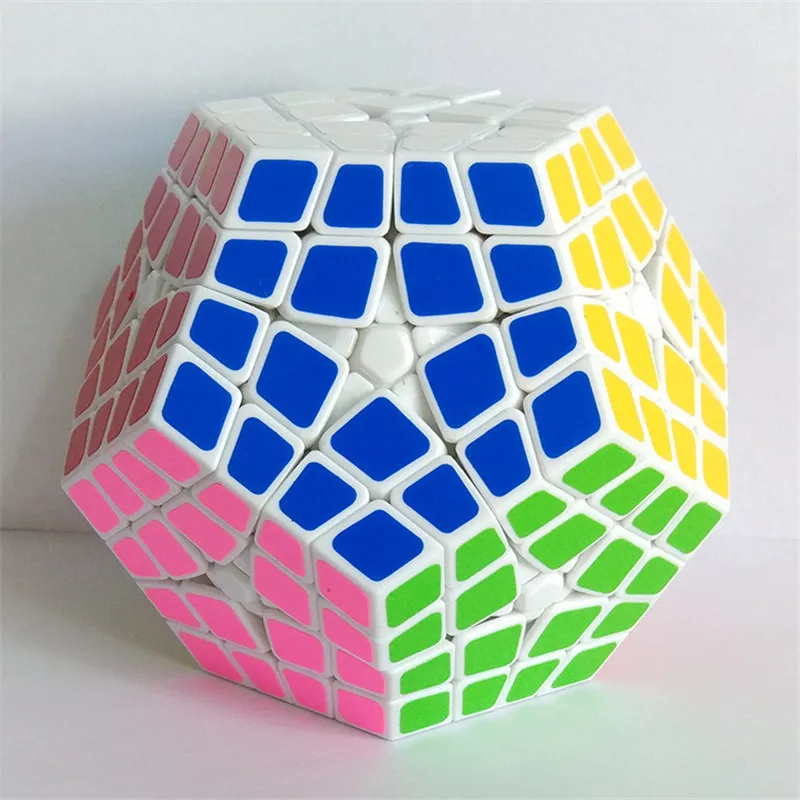 ShengShou SS 4X4X4 магический куб-мегаминкс с наклейками Dodecahedron кубик-головоломка твист гладкой для детские развивающие игрушки подарок