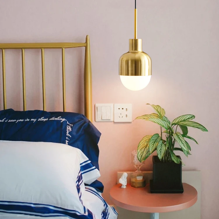 

Современный скандинавский минималистичный подвесной светильник, креативная светодиодная Подвесная лампа Coppe для гостиной, спальни, прикро...