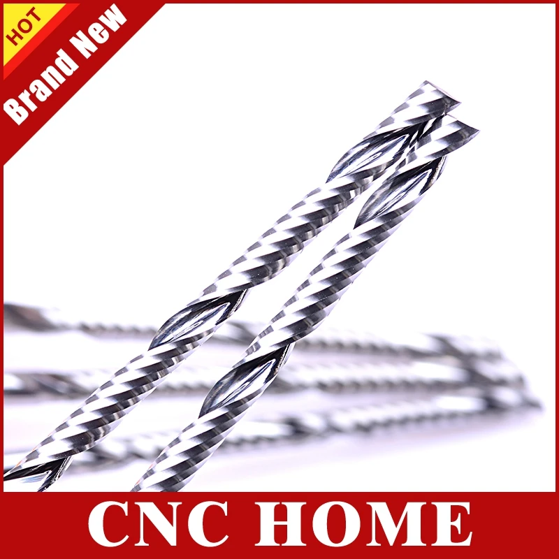 Твердосплавные фрезы с одной канавкой инструменты для резки дерева МДФ акрила 10