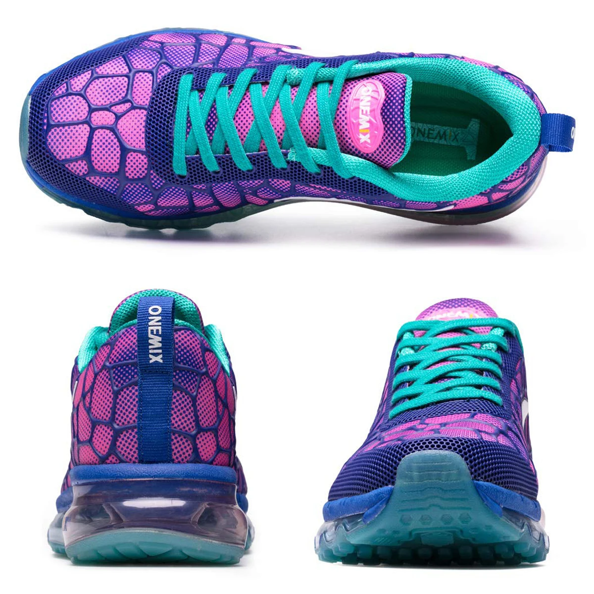 Кроссовки ONEMIX с воздушной подушкой для мужчин и женщин Беговая спортивная обувь