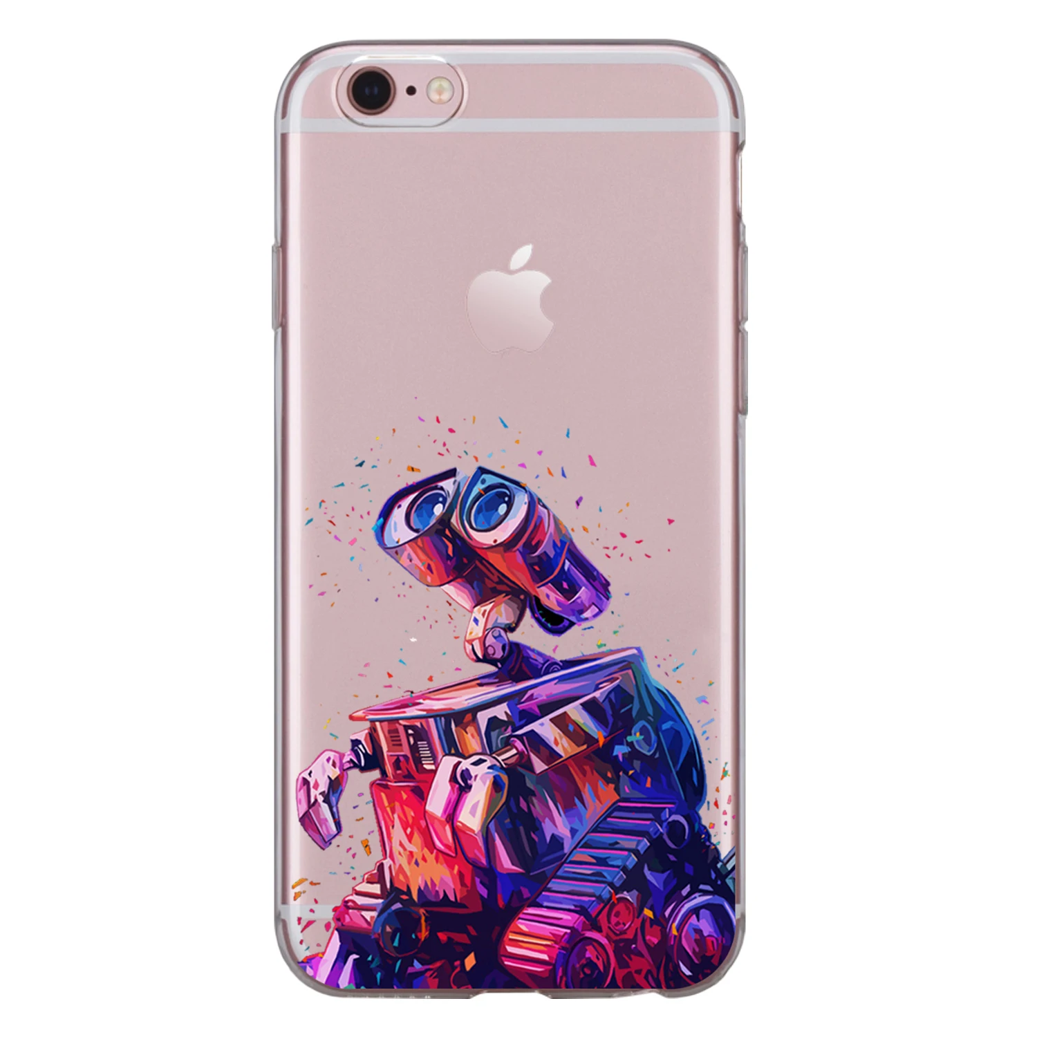 Чехол для телефона iphone XS Max XR X 8 7 6 6S Plus 5 5S SE 5C 4S из мягкого ТПУ силикона милого цвета