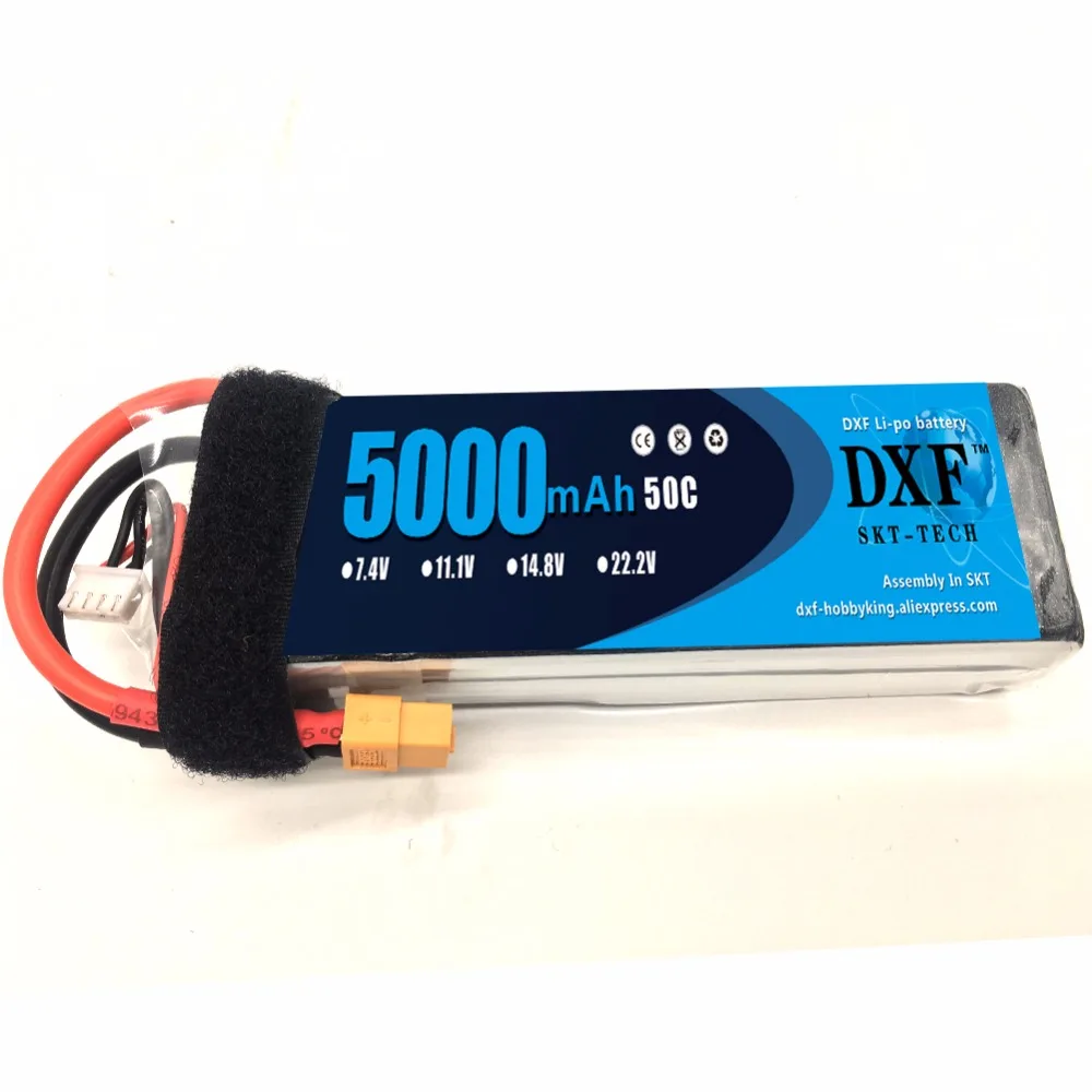 DXF Power 2 шт. 11 1 В 5000 мАч 50C max 100C 3S Lipo батарея для RC вертолетов самолет автомобиль Дрон