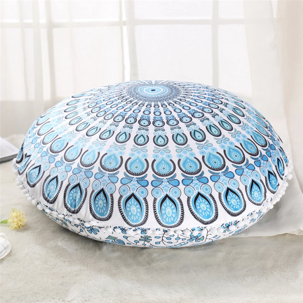 Постельное белье розетка круглая Мандала пол подушка чехол Чехол для подушки в
