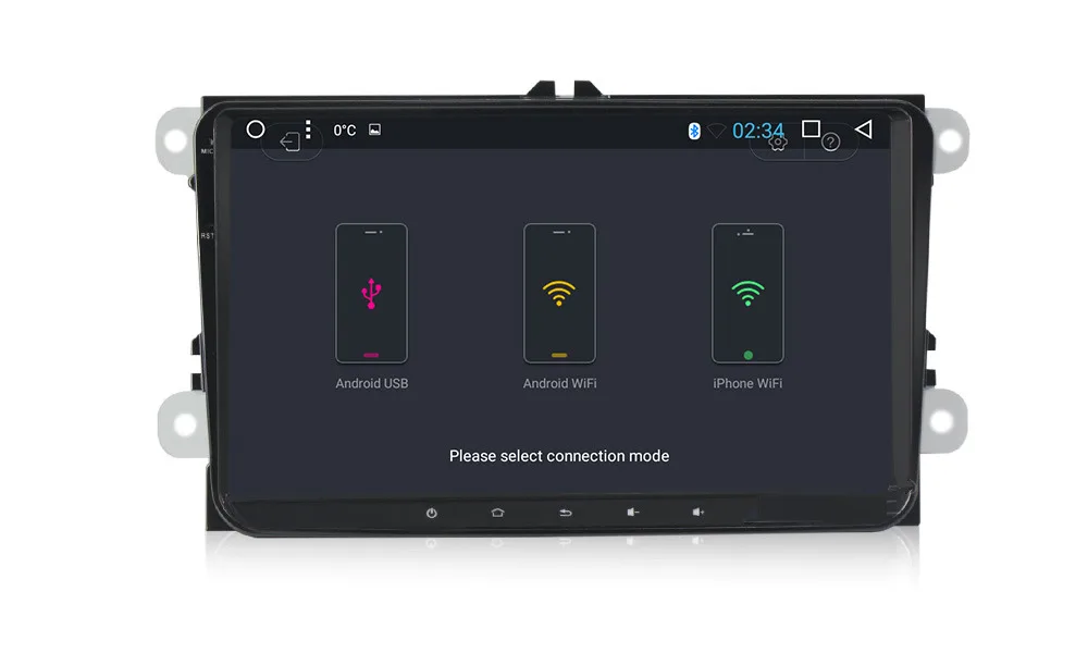 9 "Android автомобильный мультимедийный Стерео GPS-навигатор DVD для VW Passat B6 CC Polo Caddy