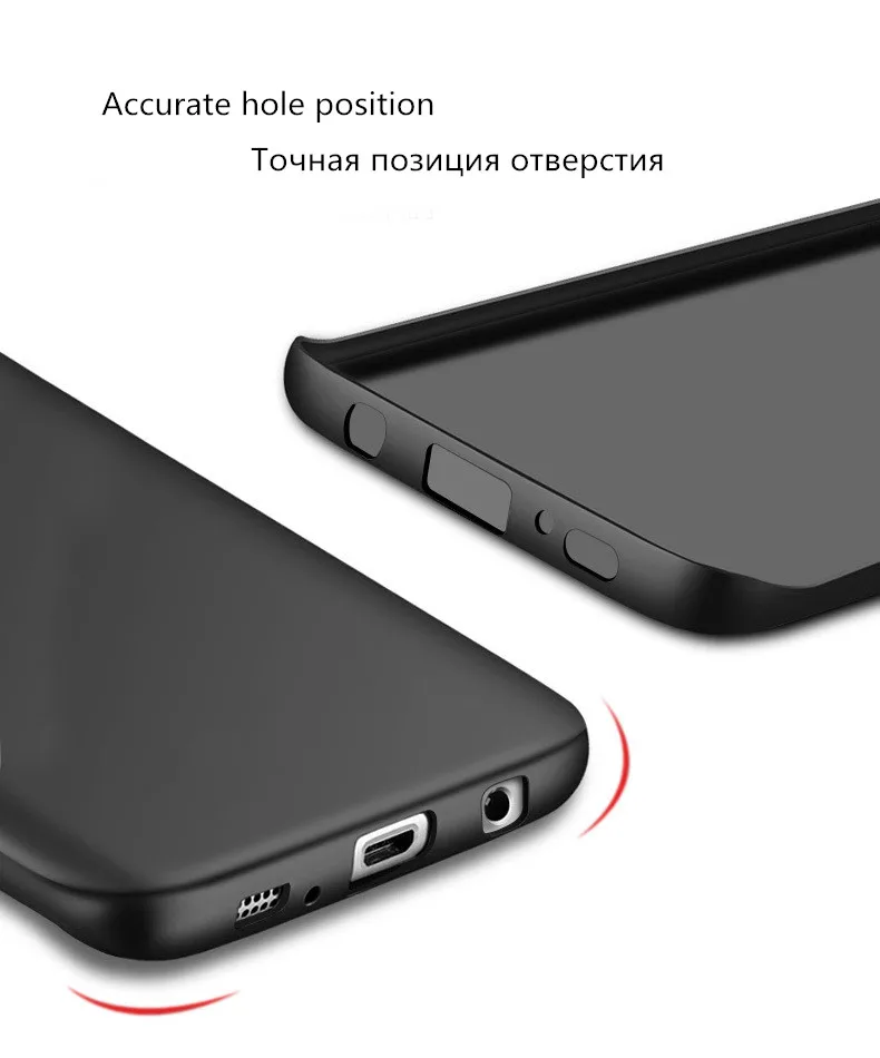 Для samsung Galaxy S9 плюс s9 + S8 Чехол амортизация Мягкий гель ТПУ Силиконовый чехол S7
