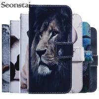 seonstai luxury flip wallet case on sfor coque sony xperia l3 1 10plus compact ultra book flip covers wallet stand phone cases