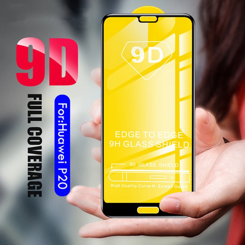 9D закаленное стекло для huawei p20 lite pro Защитная пленка экрана Защитное p 20 20pro 20plus |