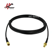 sma female jack to sma male plug rg58 coaxial pigtail wifi cable 3m 118