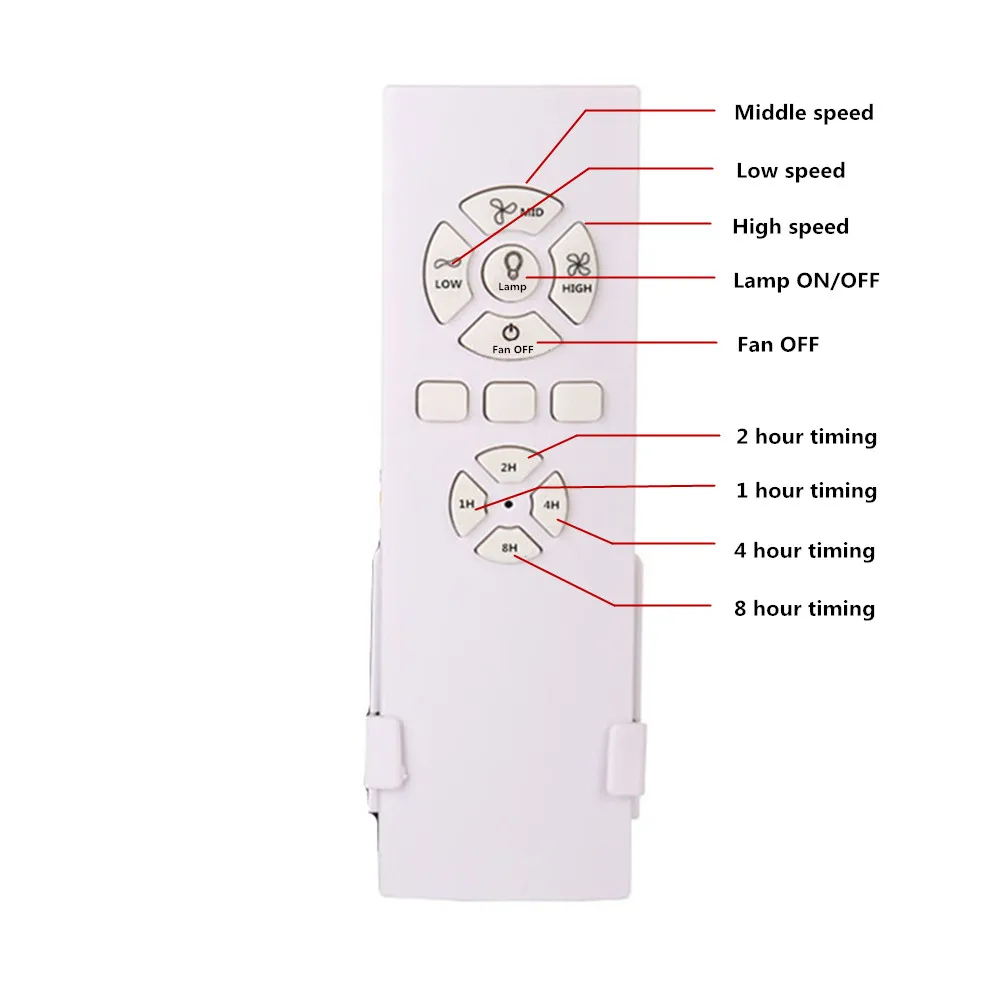 Wholesale high quality Fan lamp remote controller wireless switch ceiling fan speed regulation with timing function | Обустройство