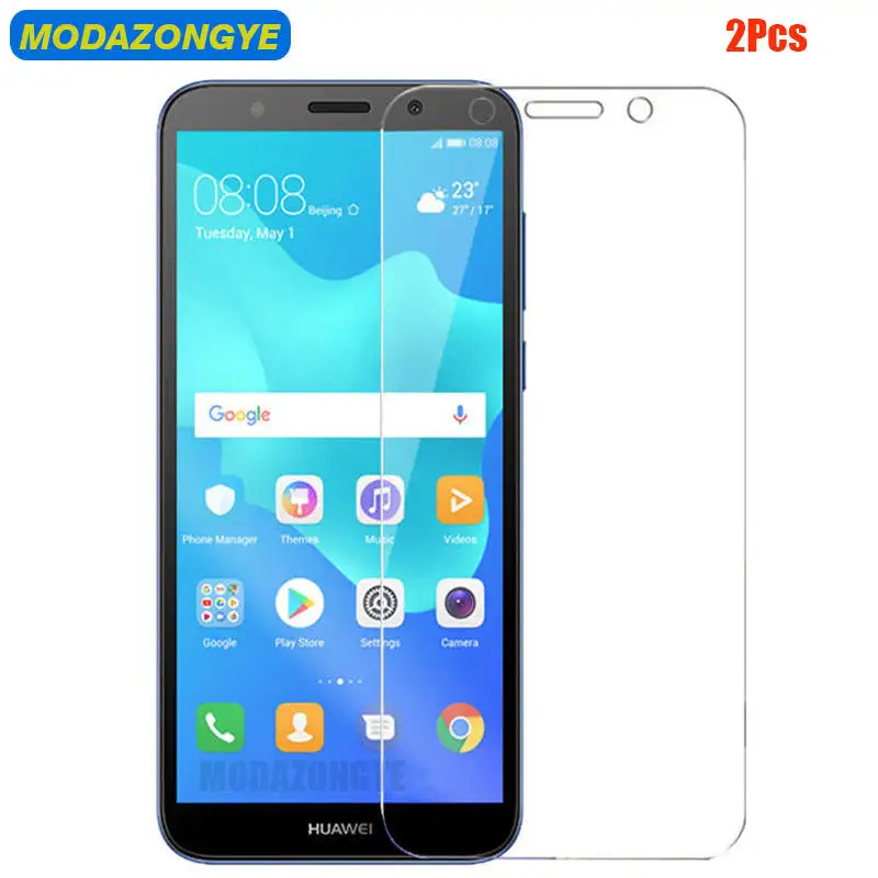 Закаленное стекло для Huawei Y5 Lite 2 шт. защита экрана 2018 Y 5 DRA-LX5 DRA LX5 LX2 | Мобильные