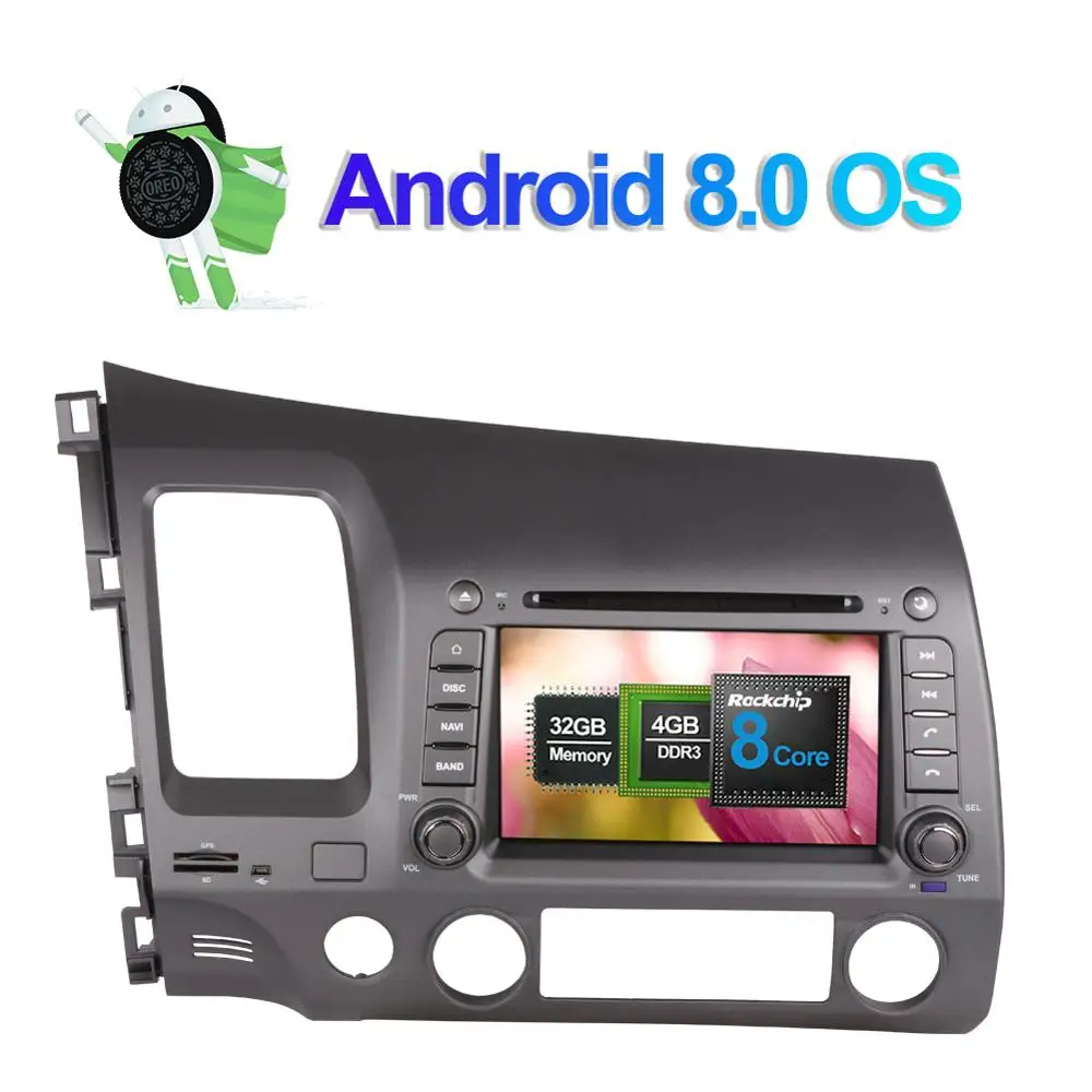 4 ГБ ОЗУ Android 7 1/8 0 Восьмиядерный автомобильный DVD мультимедийный плеер GPS