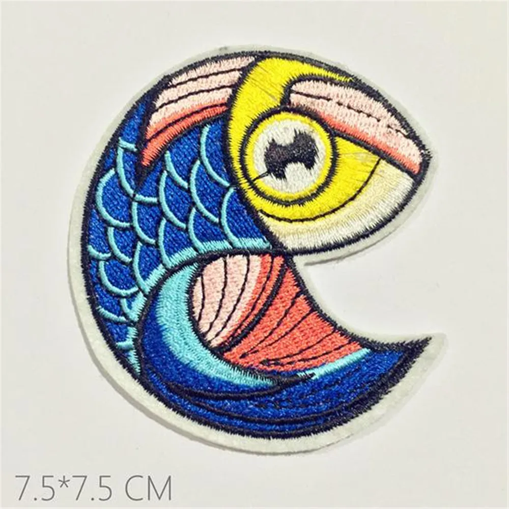 Послушание Кот Лиса Вышивка гладить на Нашивки Костюмы аппликации пришить патч