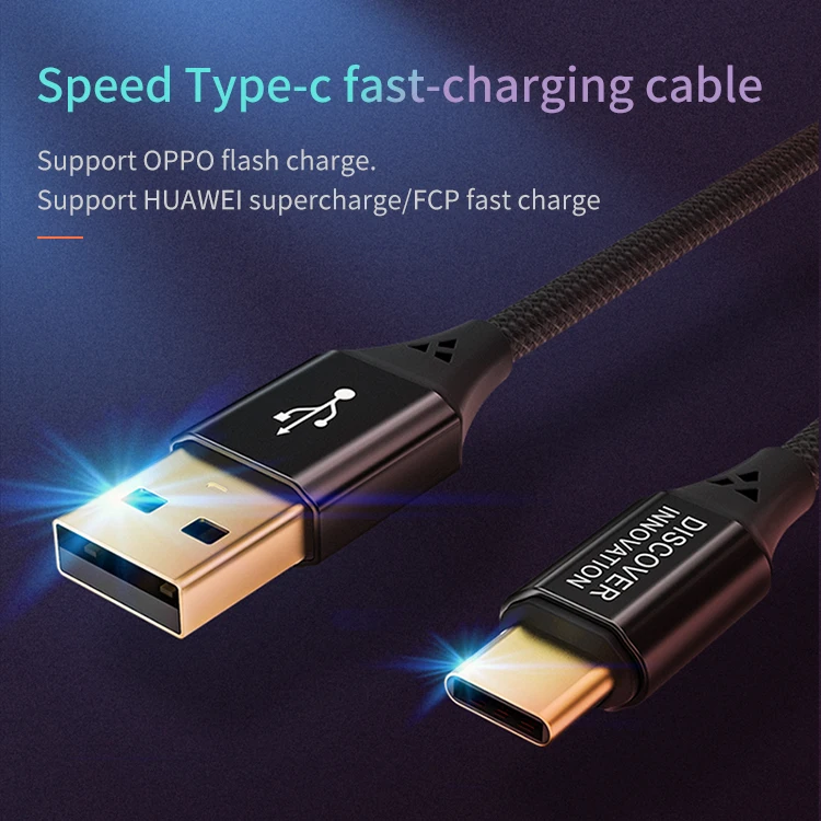 1m Fast Charging Type C USB Cable Original NILLKIN Nylon Weave Charger Adapter For Xiaomi mi 10 pro huawei Oneplus 8 OPPO|Кабели для