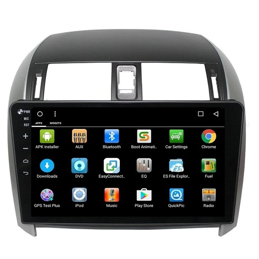 Автомагнитола Asvegen 2 din Android четырехъядерный DvD плеер для Toyota Corolla 2007 2013 GPS навигация