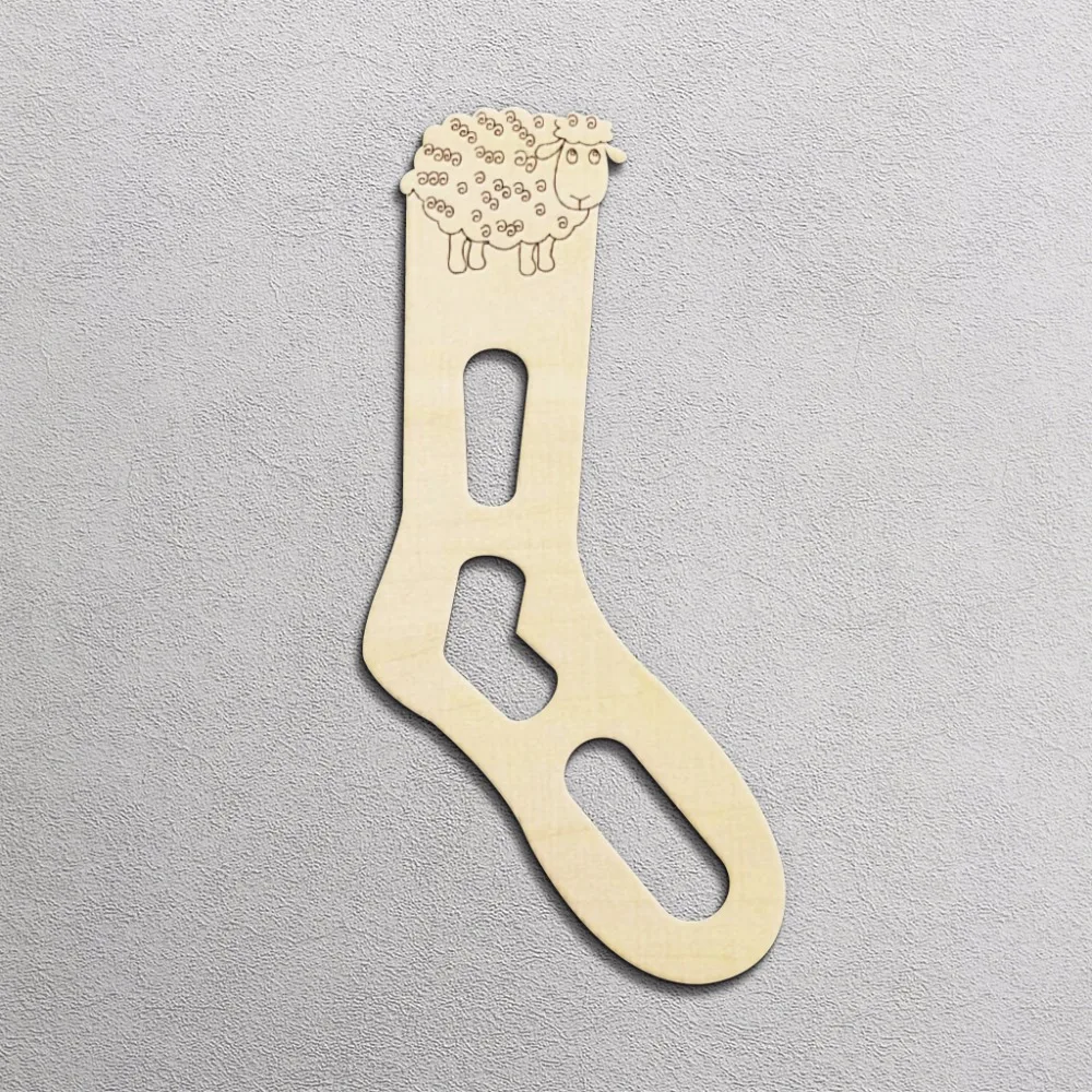 2 шт. зажимы для носков подарок вязальщика Деревянный инструмент вязания мама