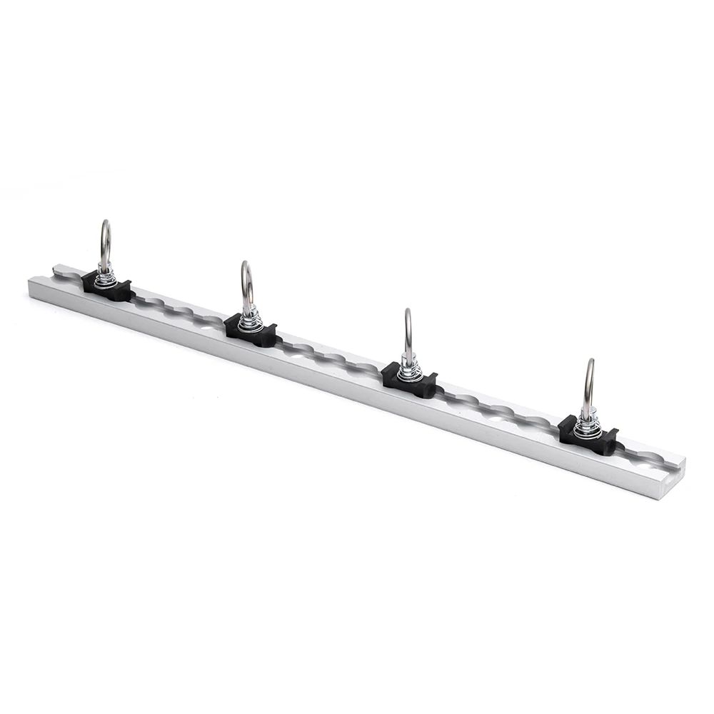 50 см L Track Airline Rail с одной штуцер Tie Down Anchor Quick Release Ring Spring Bolt 19 6 дюйма|Накладки и
