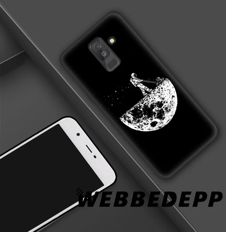 WEBBEDEPP Space милый мягкий силиконовый чехол для Samsung Galaxy A9 A8 A7 A6 Plus 2018 A5 A3 2017 2016 Note 9 8 |