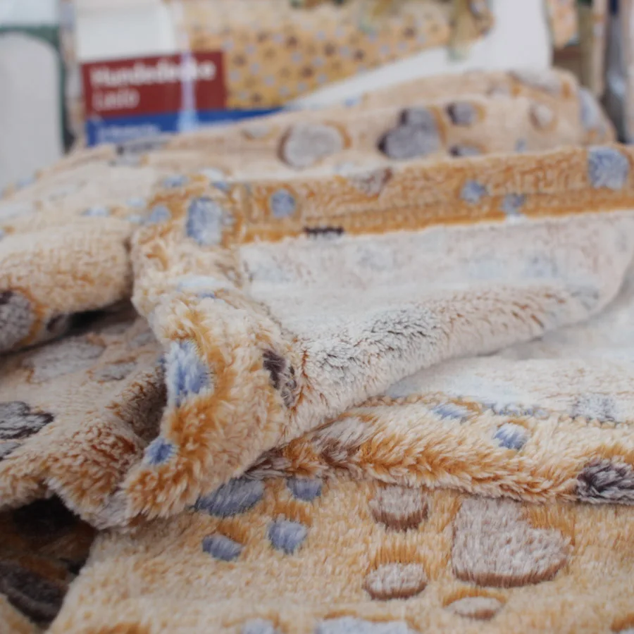 Лапа принт собака щенок кошка домашнее флисовое мягкое одеяло коготь следа ноги