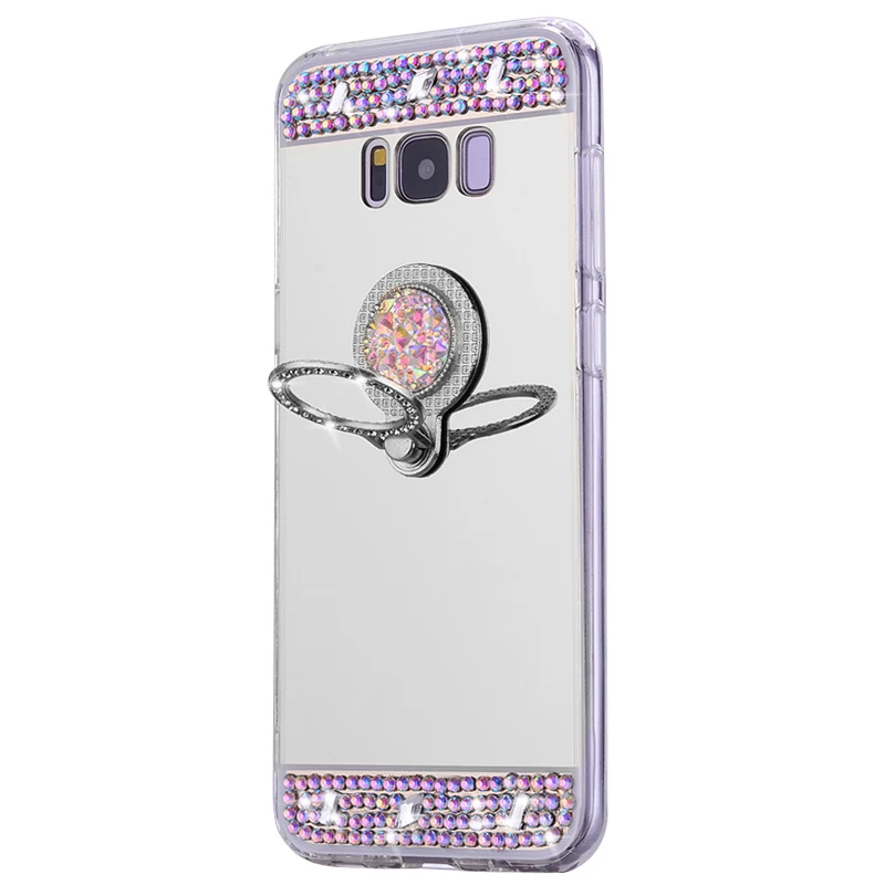 Для Samsung Galaxy S10E Plus S9 S8 S6 S7 Edge A6 A8 A7 A9 J4 J6 J8 2018 M10 M20 A10 A30 A50 Роскошные зеркальные мягкие