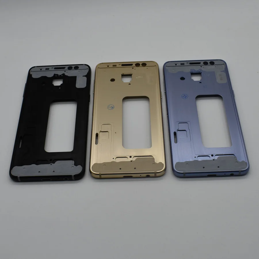 Новая ЖК-панель для задней панели для samsung Galaxy A8 A530 SM-A530F корпус со средней рамкой и боковыми кнопками